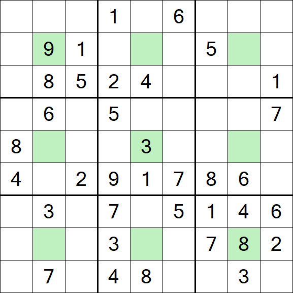 Center Dot Sudoku - Moyen