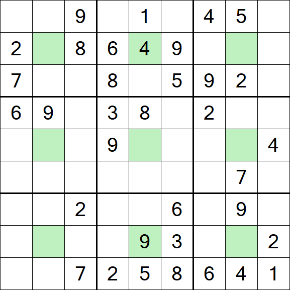 Center Dot Sudoku - Médio
