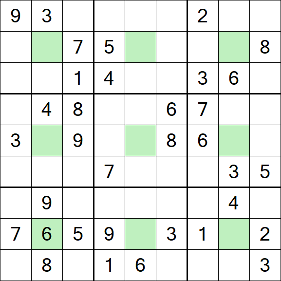 Center Dot Sudoku - Médio