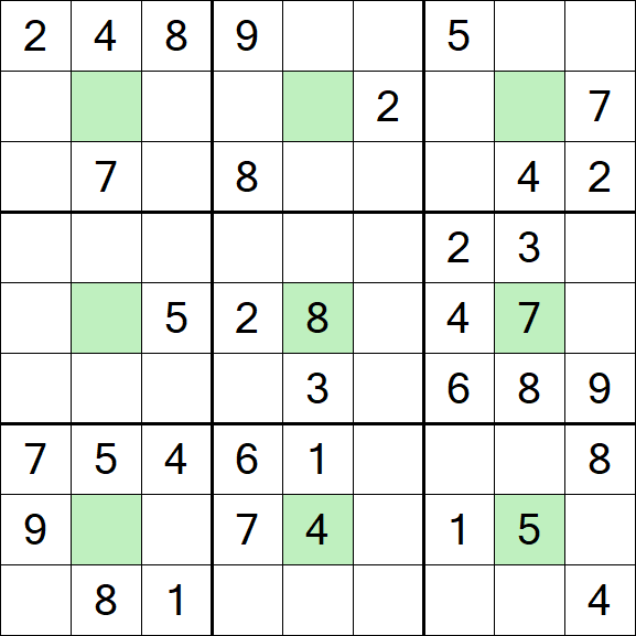 Center Dot Sudoku - Medium