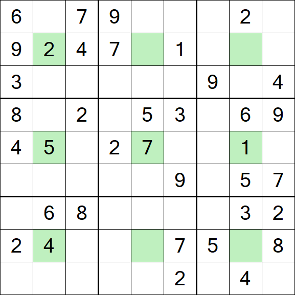 Center Dot Sudoku - Medium
