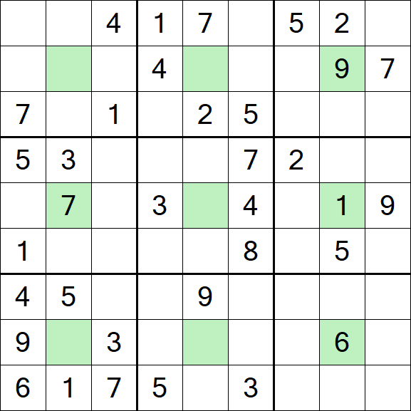 Center Dot Sudoku - Medium