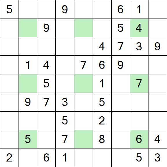 Center Dot Sudoku - Medium