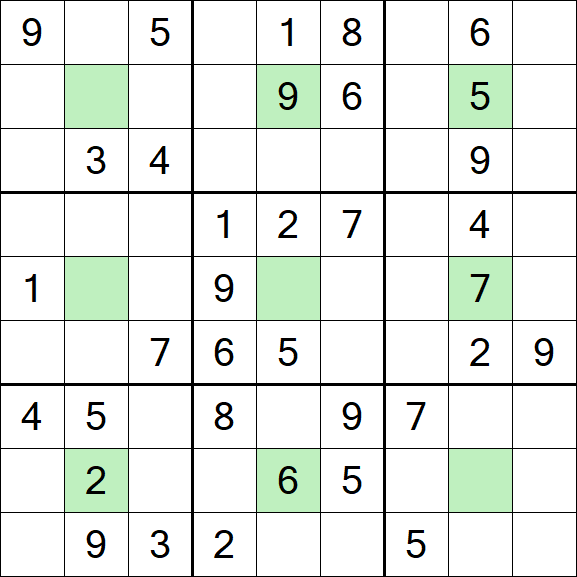Center Dot Sudoku - Medium
