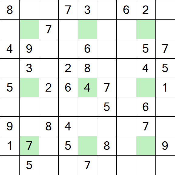 Center Dot Sudoku - Medium