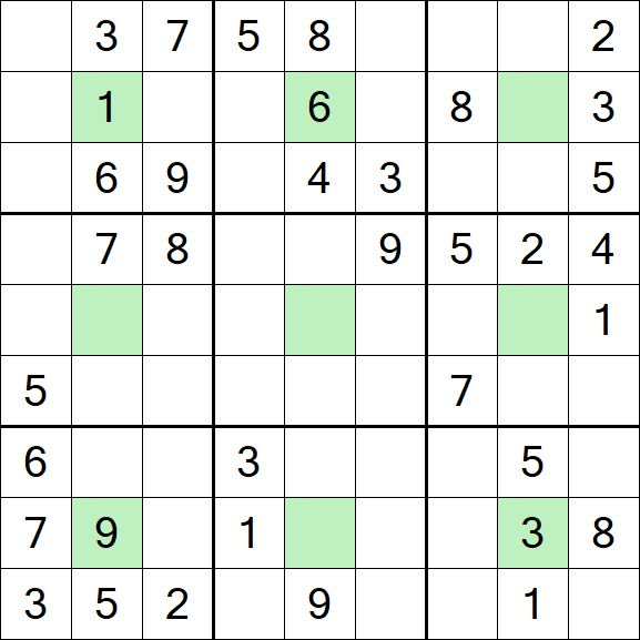Center Dot Sudoku - Medium