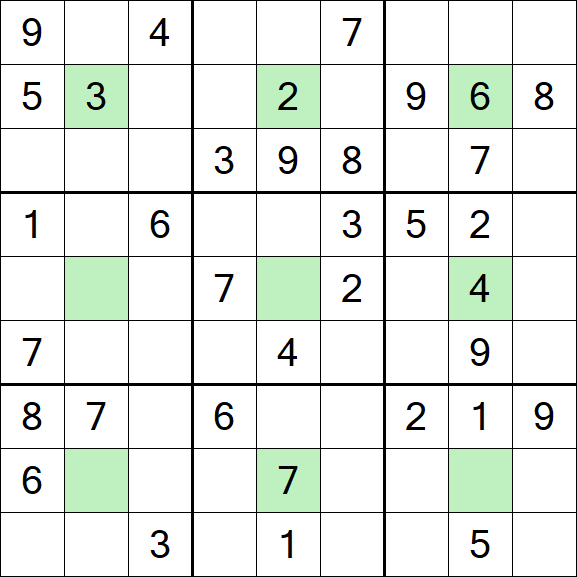 Center Dot Sudoku - Medium