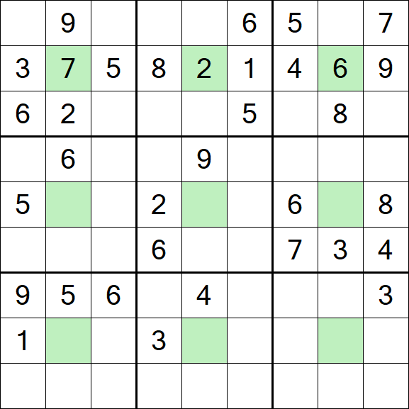 Center Dot Sudoku - Medium