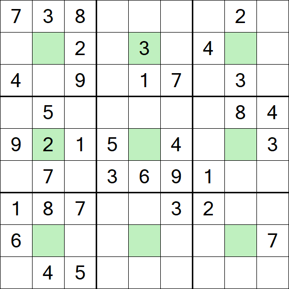 Center Dot Sudoku - Medium