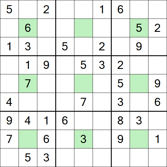 Center Dot Sudoku - Medium
