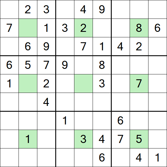 Center Dot Sudoku - Medium