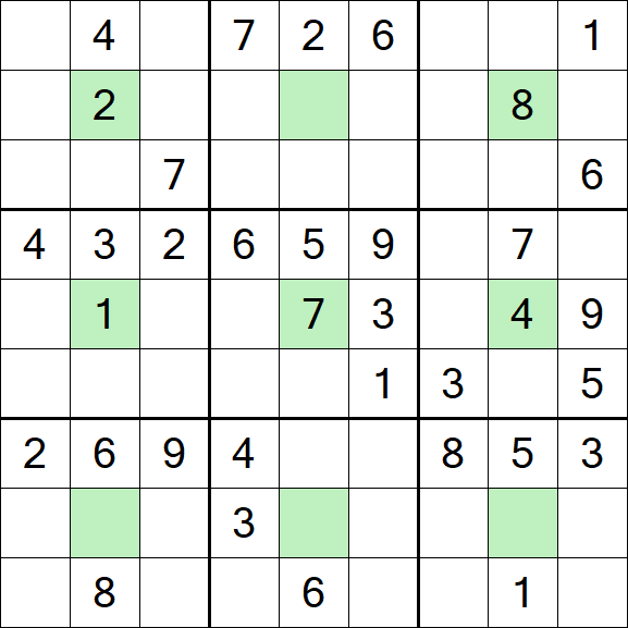 Center Dot Sudoku - Medium