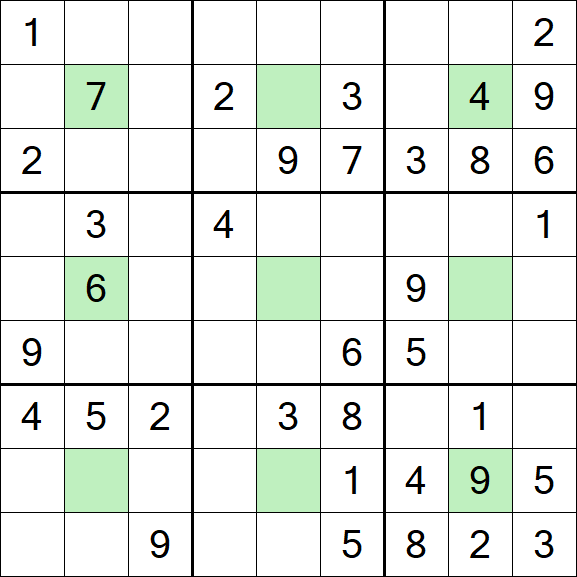Center Dot Sudoku - Medium