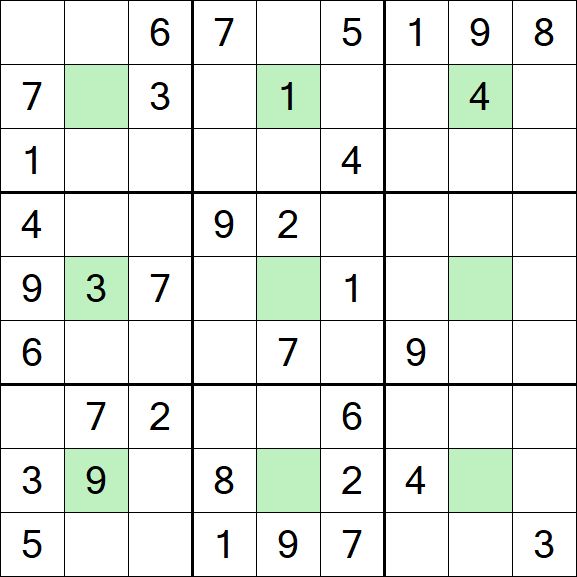 Center Dot Sudoku - Medium