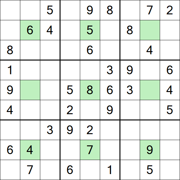 Center Dot Sudoku - Medium