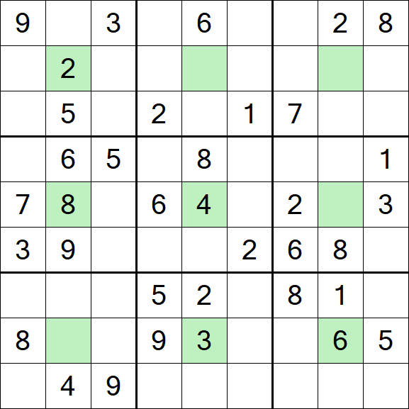 Center Dot Sudoku - Medium