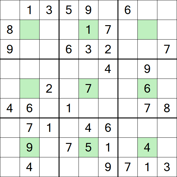 Center Dot Sudoku - Medium
