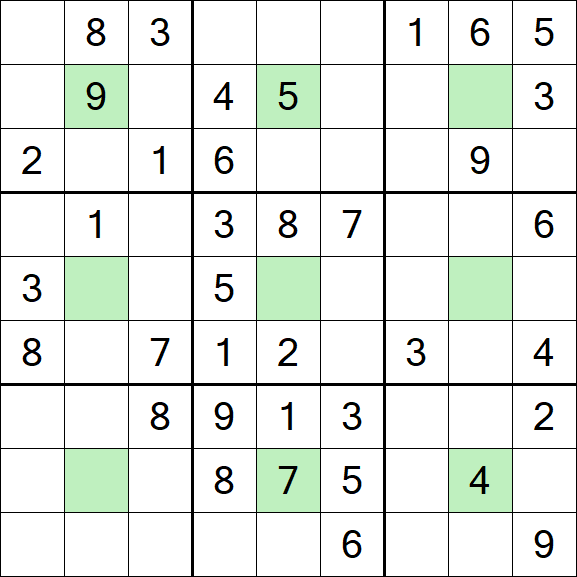 Center Dot Sudoku - Medium