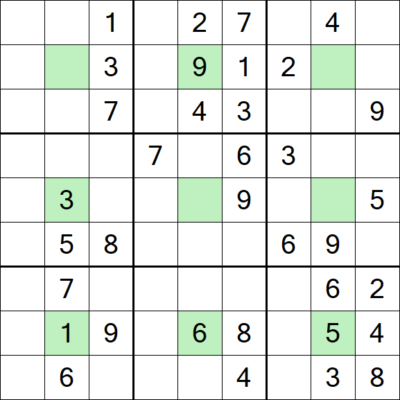Center Dot Sudoku - Medium