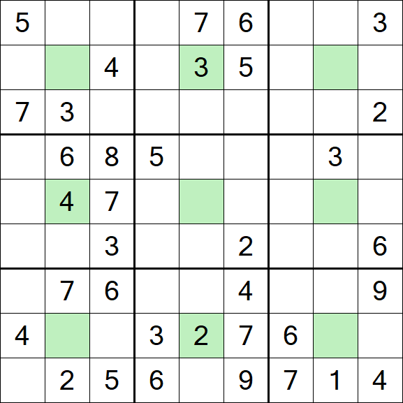 Center Dot Sudoku - Medium