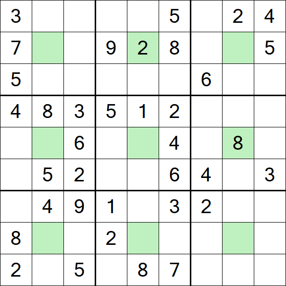 Center Dot Sudoku - Medium