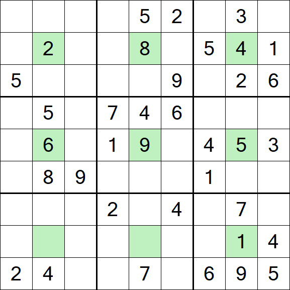 Center Dot Sudoku - Medium
