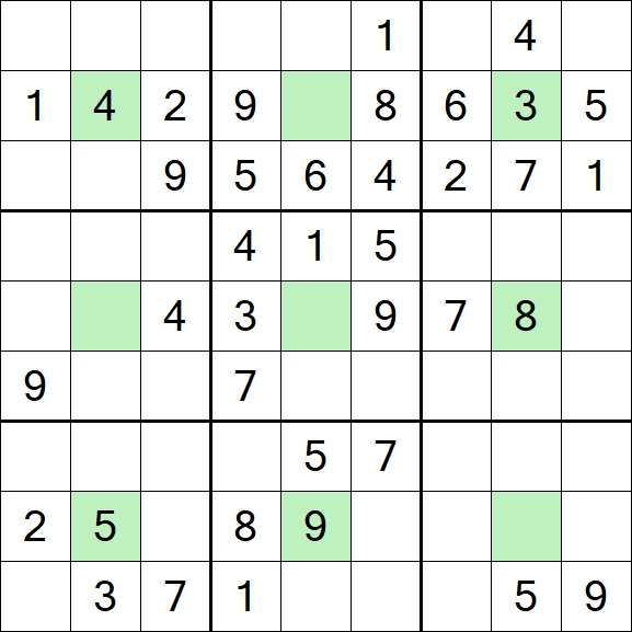 Center Dot Sudoku - Medium