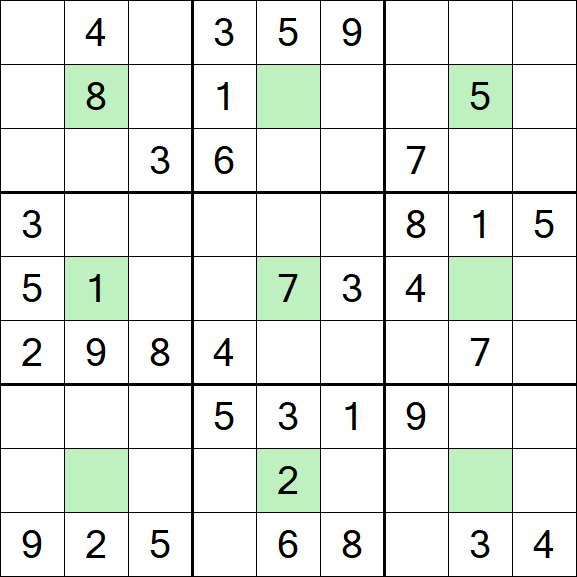 Center Dot Sudoku - Medium