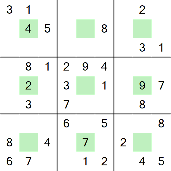 Center Dot Sudoku - Medium