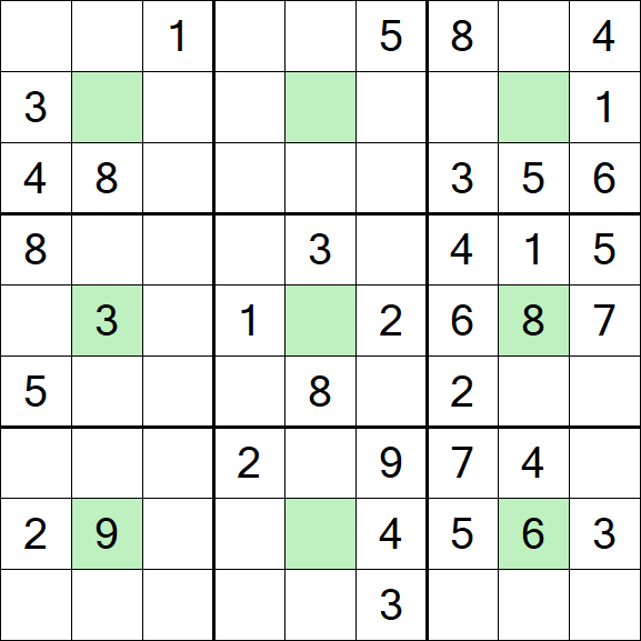 Center Dot Sudoku - Medium