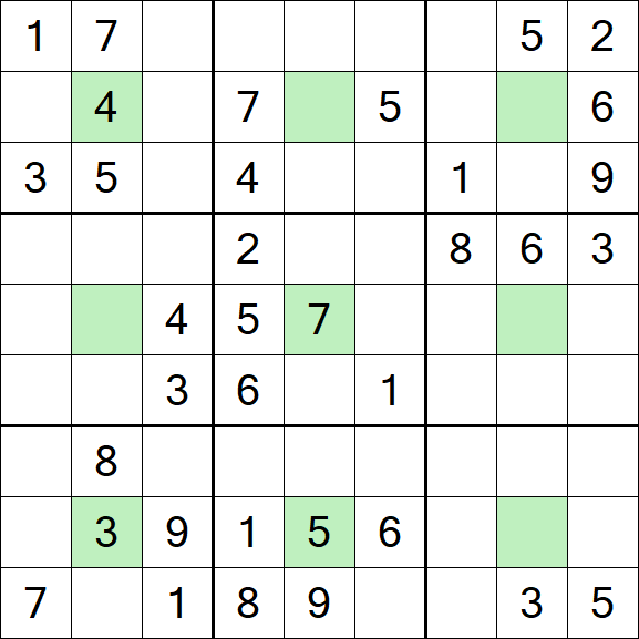 Center Dot Sudoku - Medium