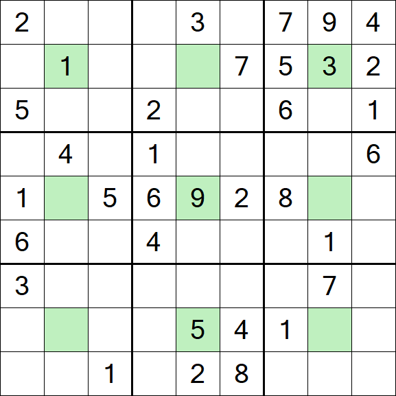 Center Dot Sudoku - Medium