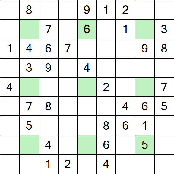 Center Dot Sudoku - Médio