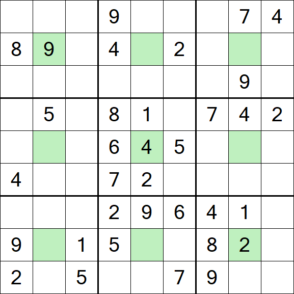 Center Dot Sudoku - Medium