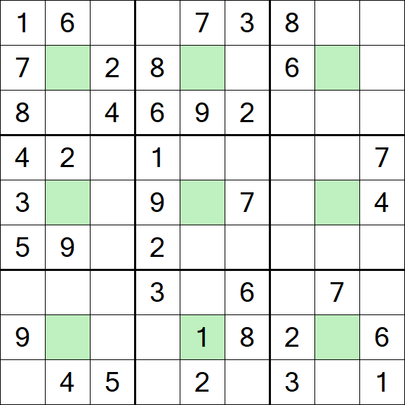 Center Dot Sudoku - Medium