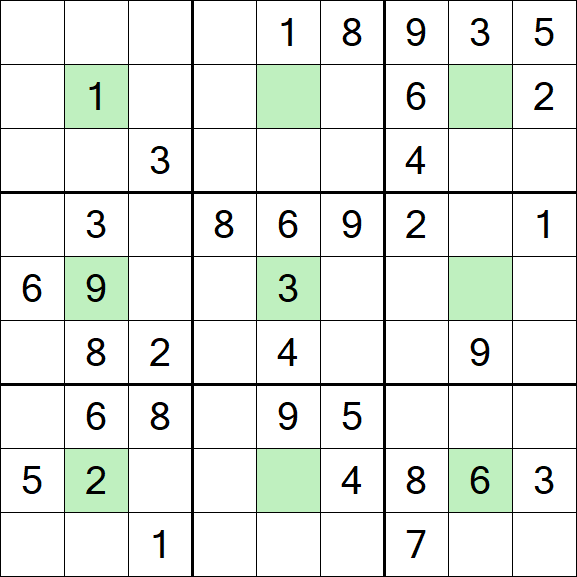 Center Dot Sudoku - Medium