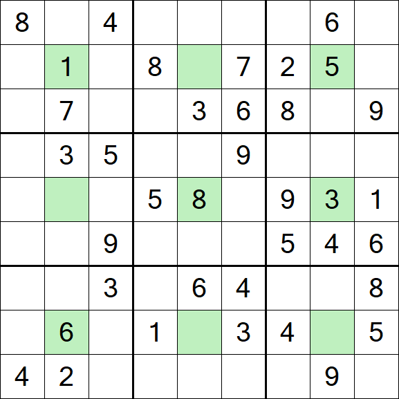 Center Dot Sudoku - Medium