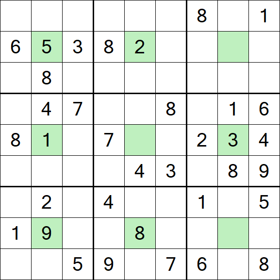 Center Dot Sudoku - Medium