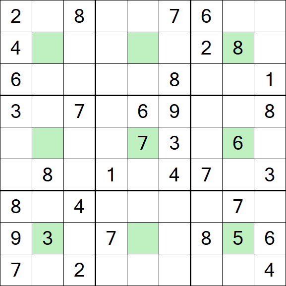Center Dot Sudoku - Medium