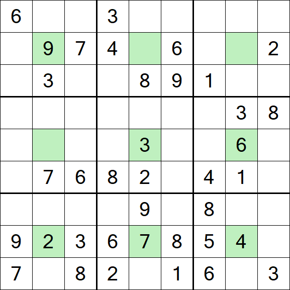 Center Dot Sudoku - Medium