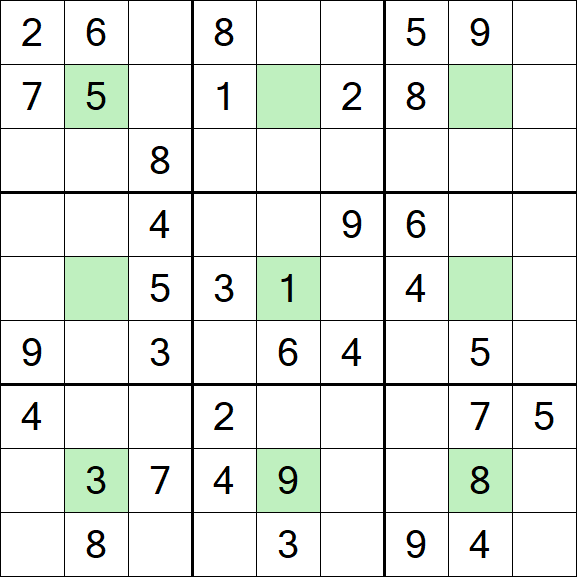 Center Dot Sudoku - Médio