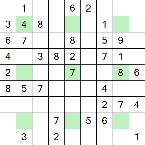 Center Dot Sudoku - Medium