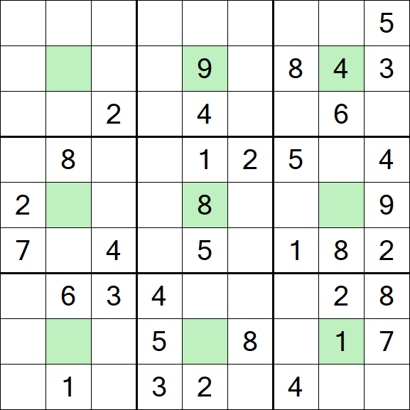Center Dot Sudoku - Medium