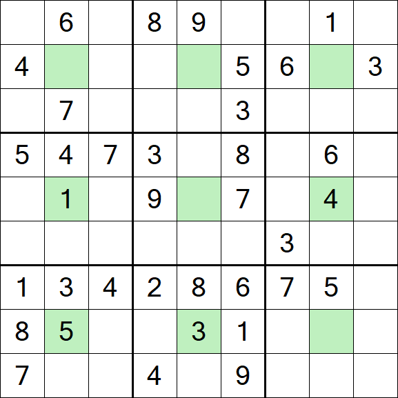 Center Dot Sudoku - Medium