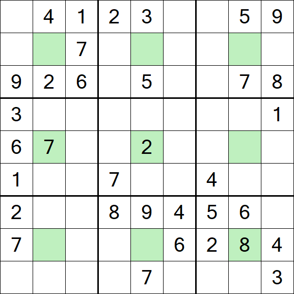 Center Dot Sudoku - Medium