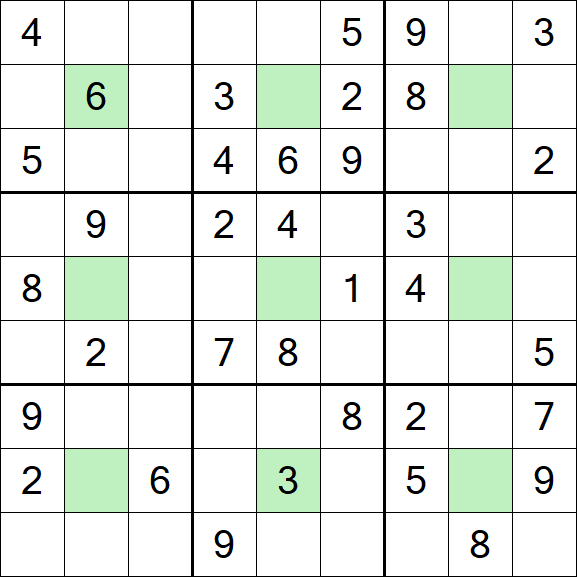 Center Dot Sudoku - Medium
