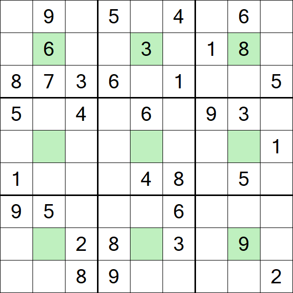 Center Dot Sudoku - Medium