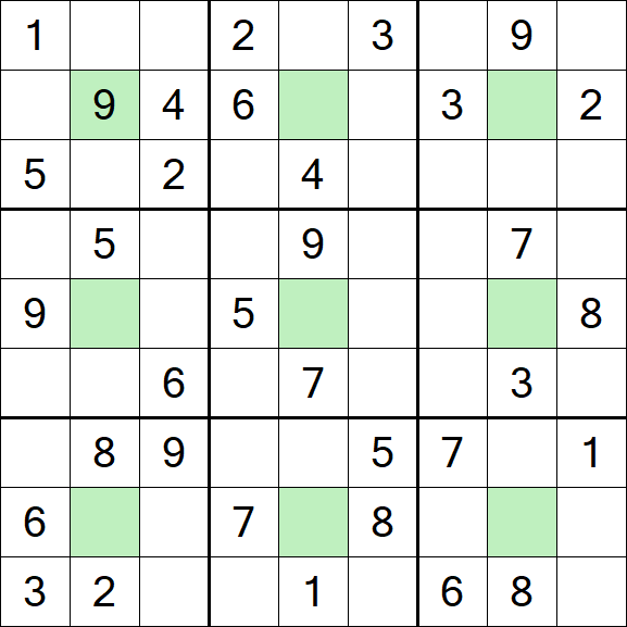 Center Dot Sudoku - Medium