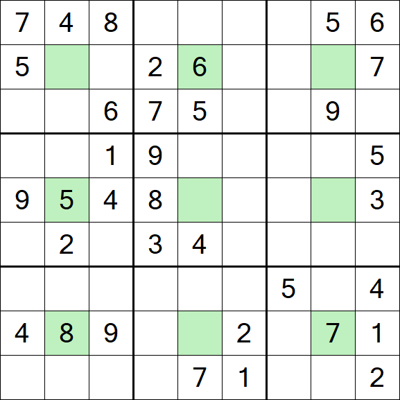 Center Dot Sudoku - Medium