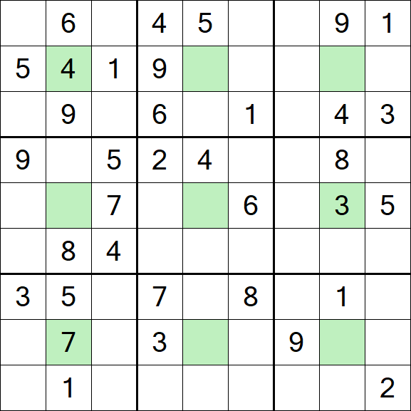 Center Dot Sudoku - Medium